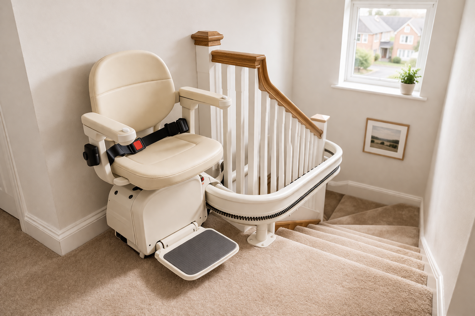 Curved Stairlift — Professional Removal
